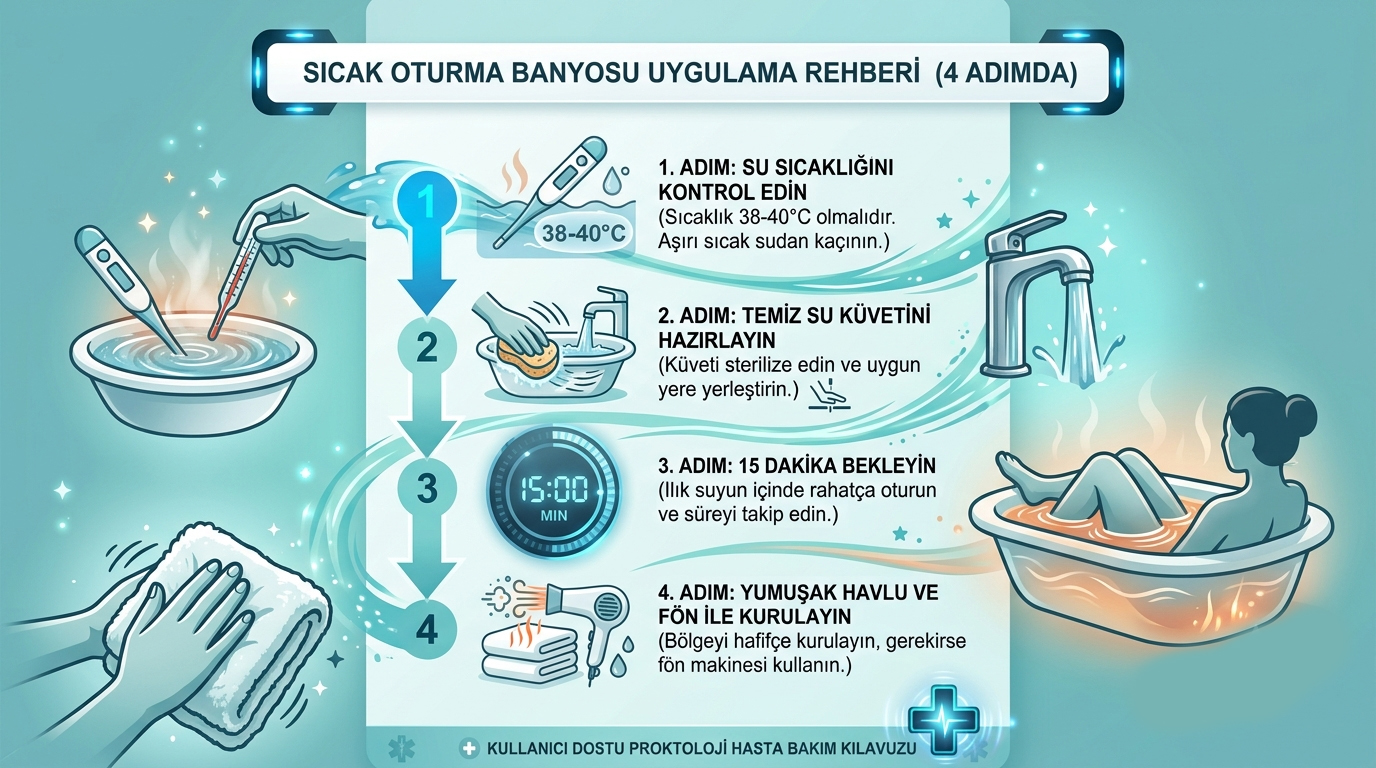 Makat Çatlağı Sıcak Su Oturma Banyosu Nasıl Yapılır? (Derecesi ve Süresi)
