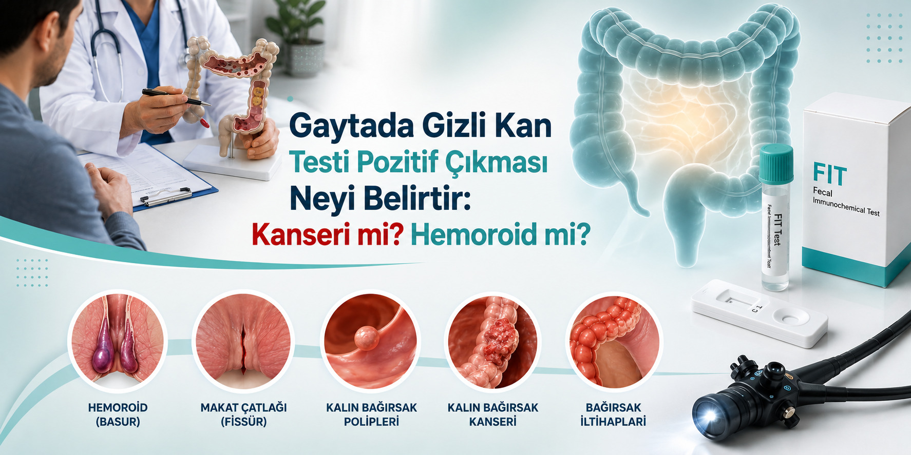Gaytada Gizli Kan Testi Pozitif Çıkması Neyi Belirtir? Kanseri mi? Hemoroid mi?
