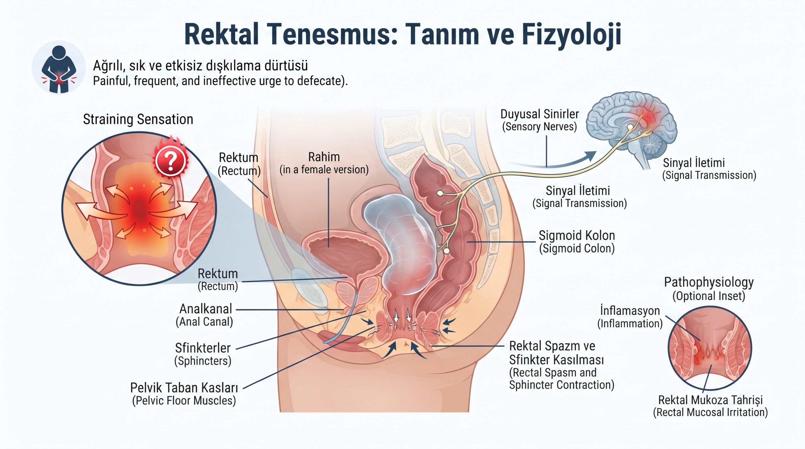 Tenesmus Nedir? Sürekli Tuvalet Hissi ve Nedenleri